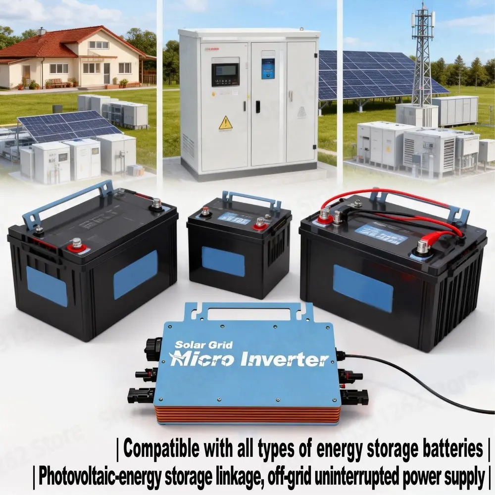 Grid Tie Micro Inverter - 1000W Netzgekoppelter Mikrowechselrichter mit Anti-Reverse-Funktion, Smart