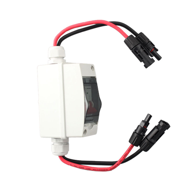 Solar Combiner Box - Wasserdichte Solar-Combiner-Box für den Außenbereich, 500V
