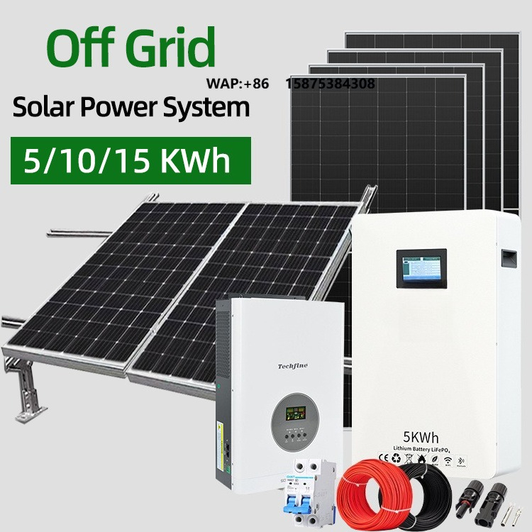 Off Grid Solar Kit - Fabrikpreis 3kW Heim-Netzunabhängiges Solarstromsystem Komplettset Monokristalline