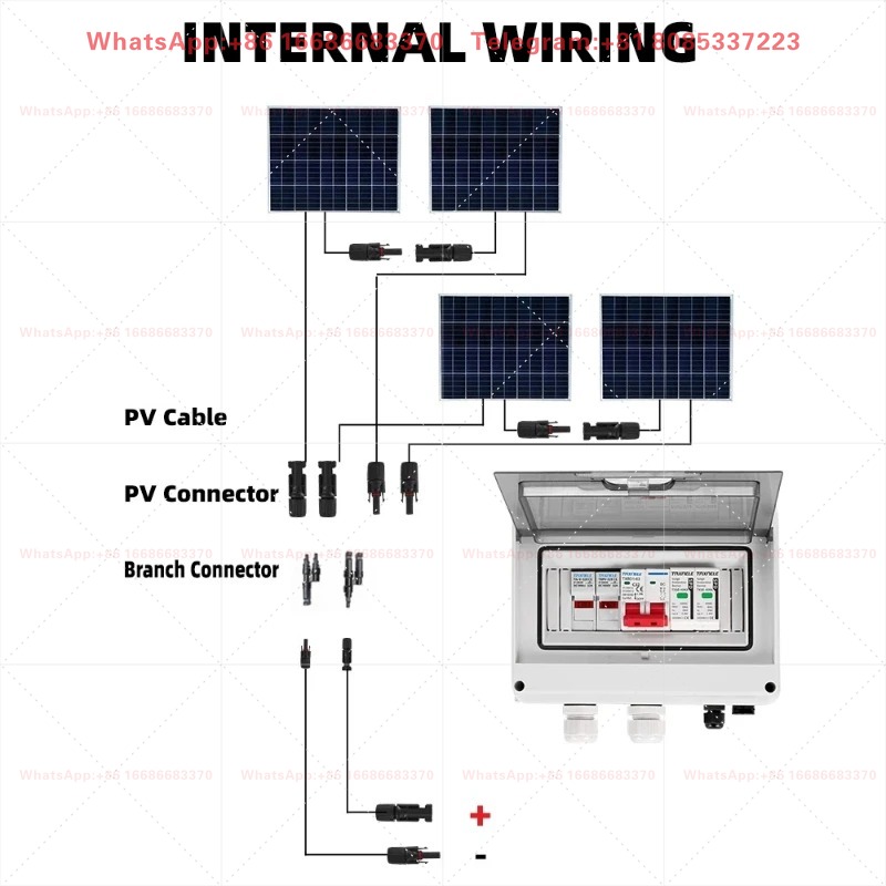 IP65 Outdoor Solar-Combiner-Bo – Solar Combiner Box Bewertung und Preis