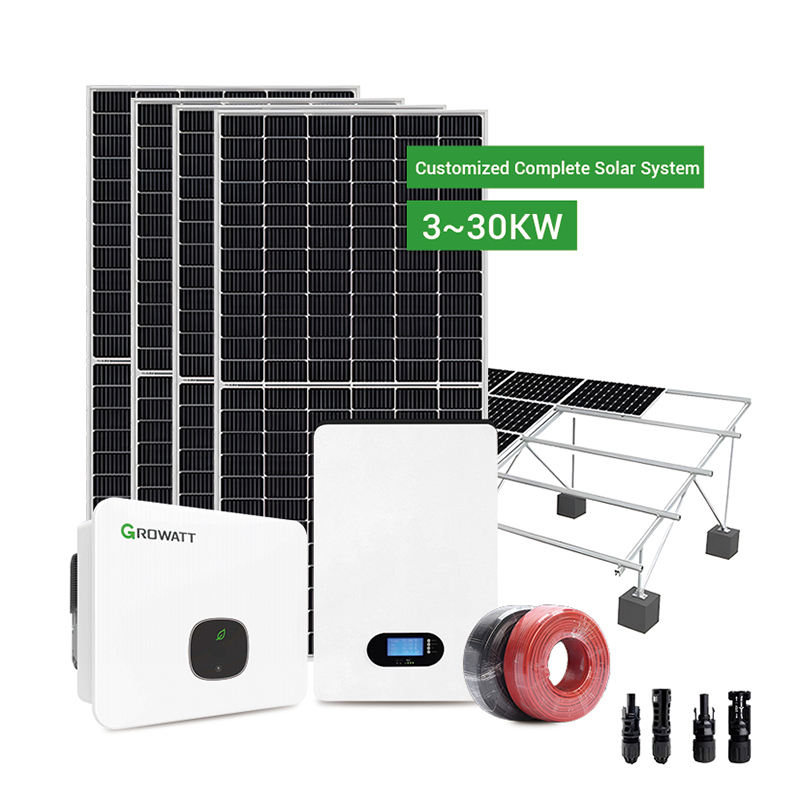 Komplettes 8kW Off-Grid Solar- – Off Grid Solar Kit Bewertung und Preis
