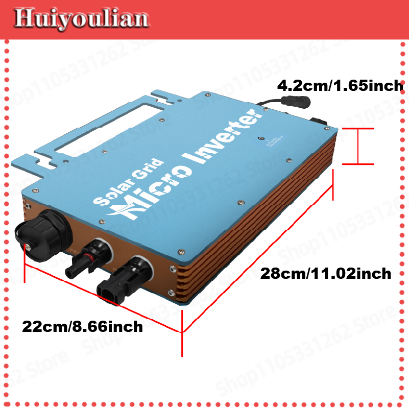 Mikrowechselrichter 1200W Netz – Grid Tie Micro Inverter Bewertung und Preis